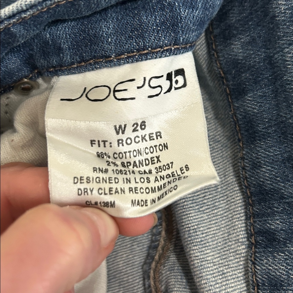 Joe's "Rocker" Jeans, Size 26 - Picture 4 of 6